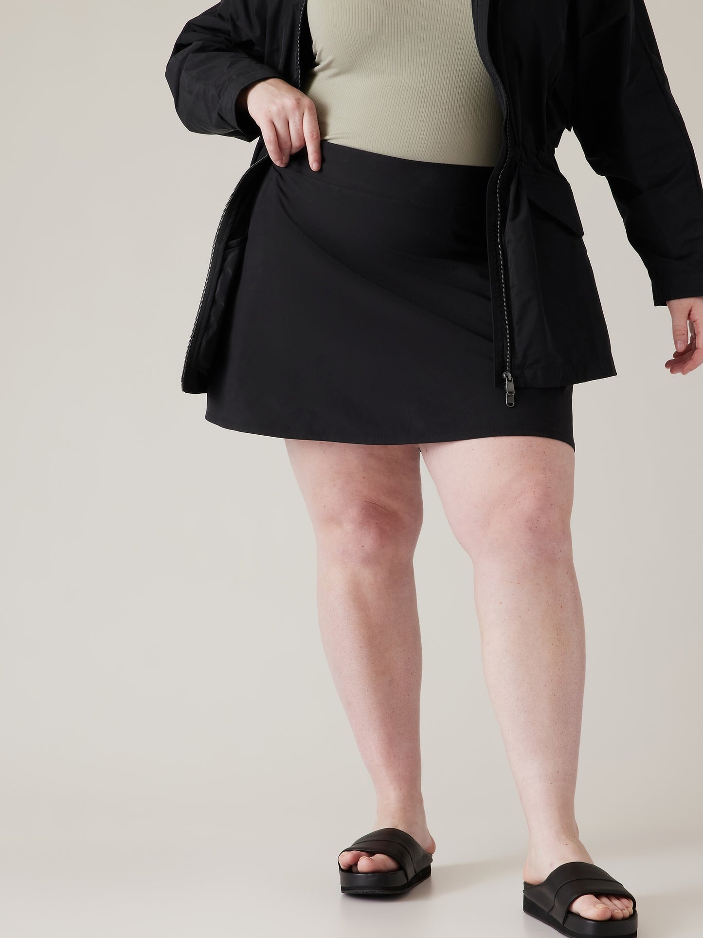 تنورة قصيرة عالية الخصر من بروكلين هايتس