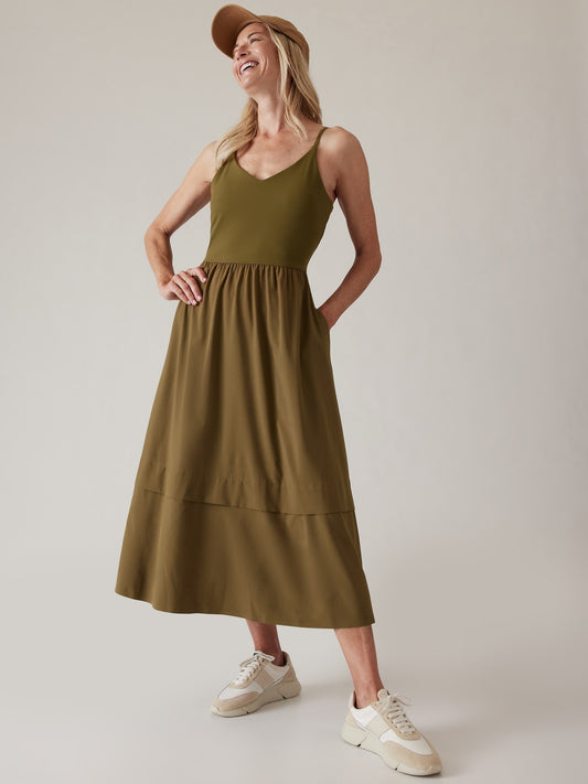 Elation V-Neck Hybrid Dress