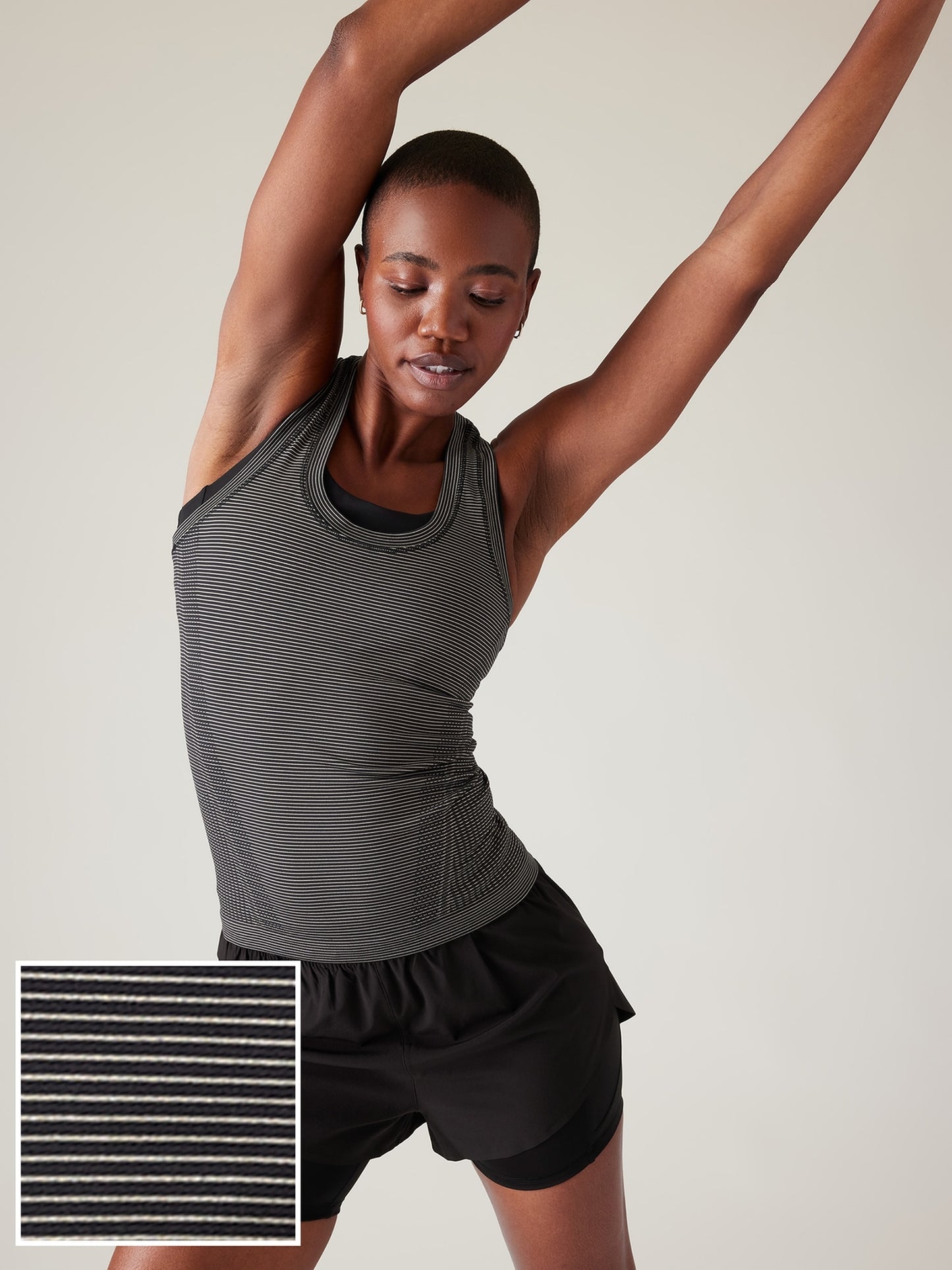 قميص مومنتوم سترايب بدون درزات