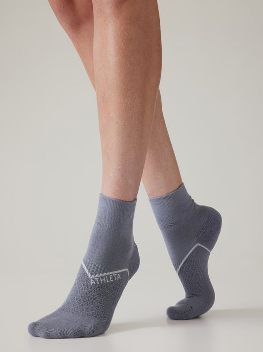 Athleta Everyday Quarter Crew Sock