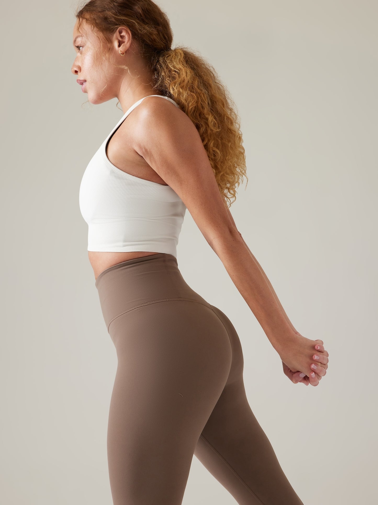 Aurora Seamless Crop Rib Tank