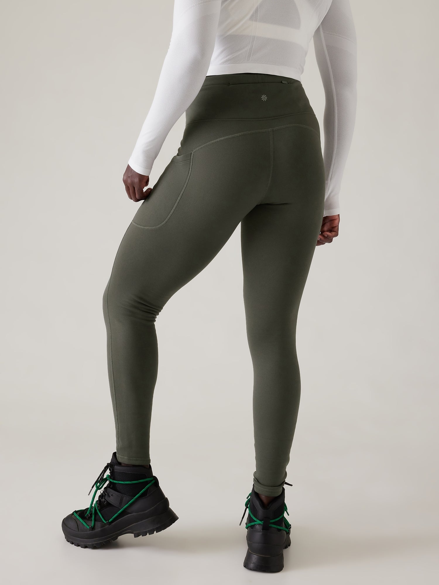 Altitude Stash High Rise Polartec Power Stretch Tight Athleta Kuwait Official Store