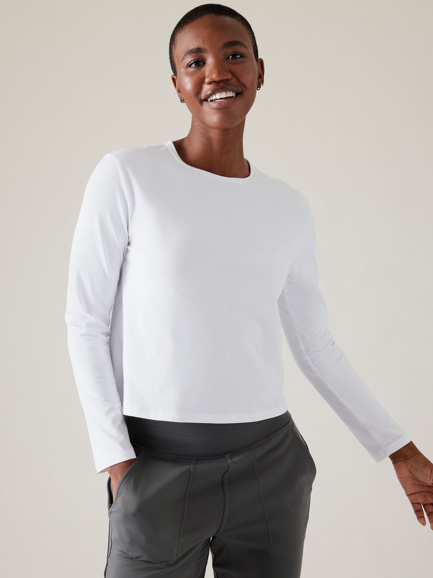 Athleta White Women’s Whistler Hybrid Top outlets