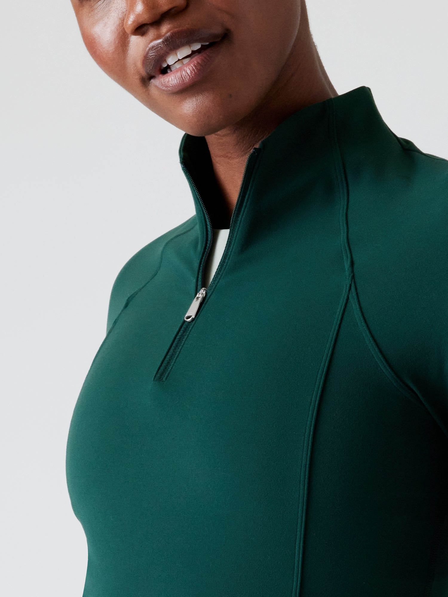 Popular ATHLETA Salutation Half Zip size XS Reef green