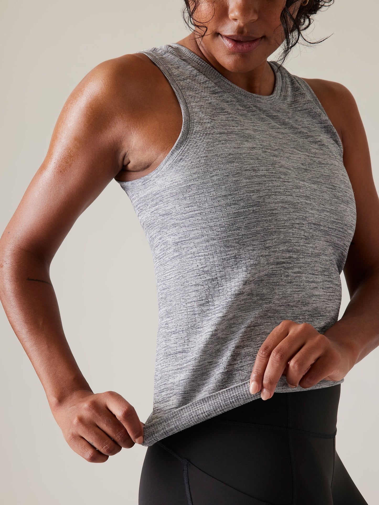 In Motion Seamless Heather Tank