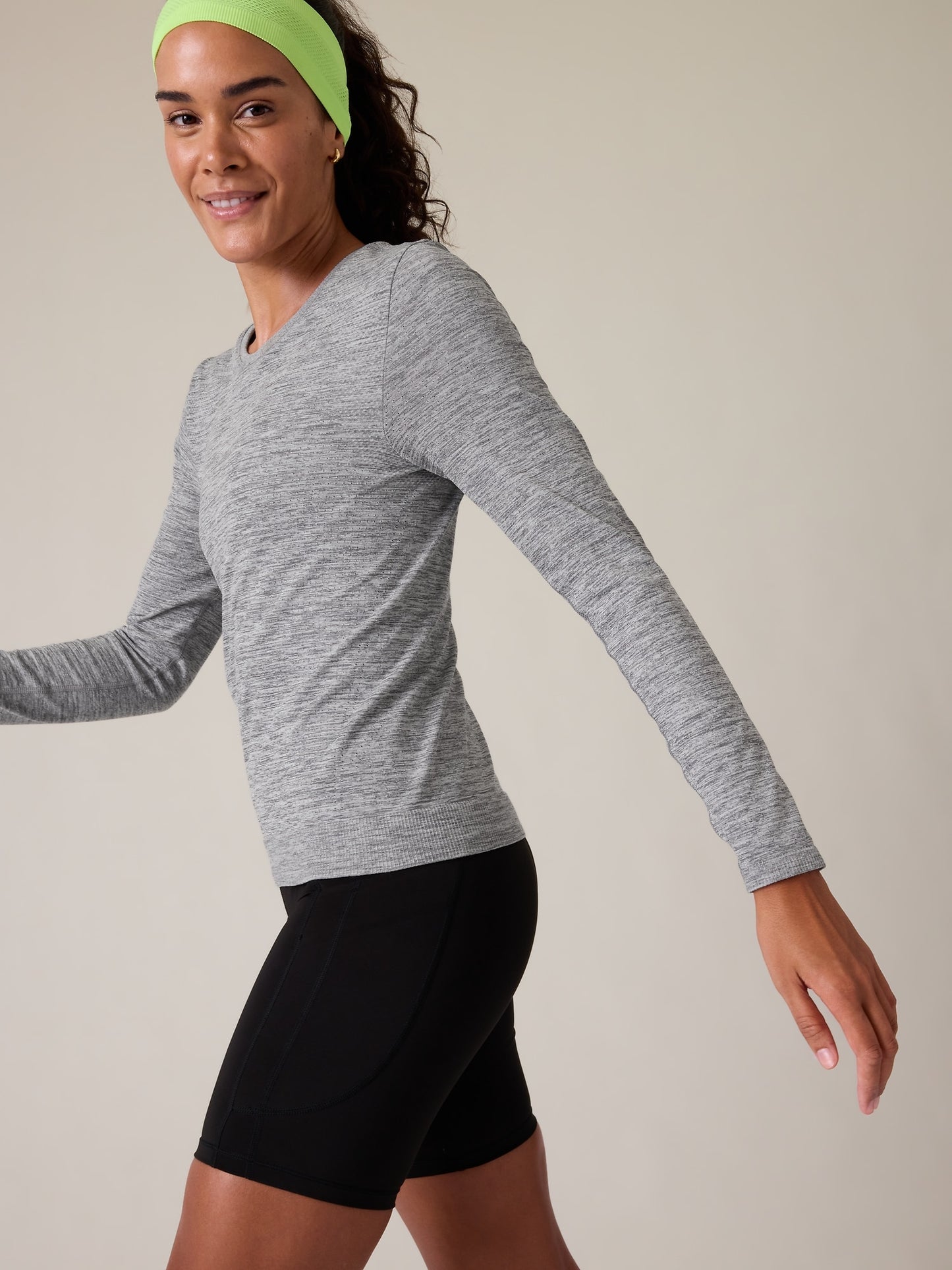 In Motion Seamless Heather Top