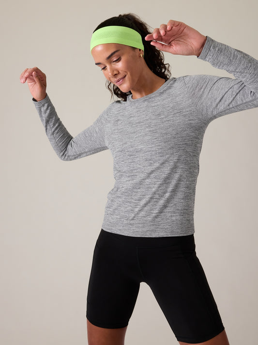 In Motion Seamless Heather Top