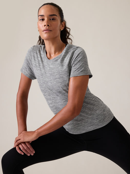 In Motion Seamless Heather Tee