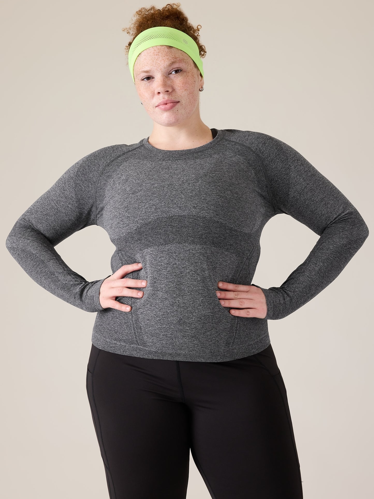 Momentum Seamless Heather Top