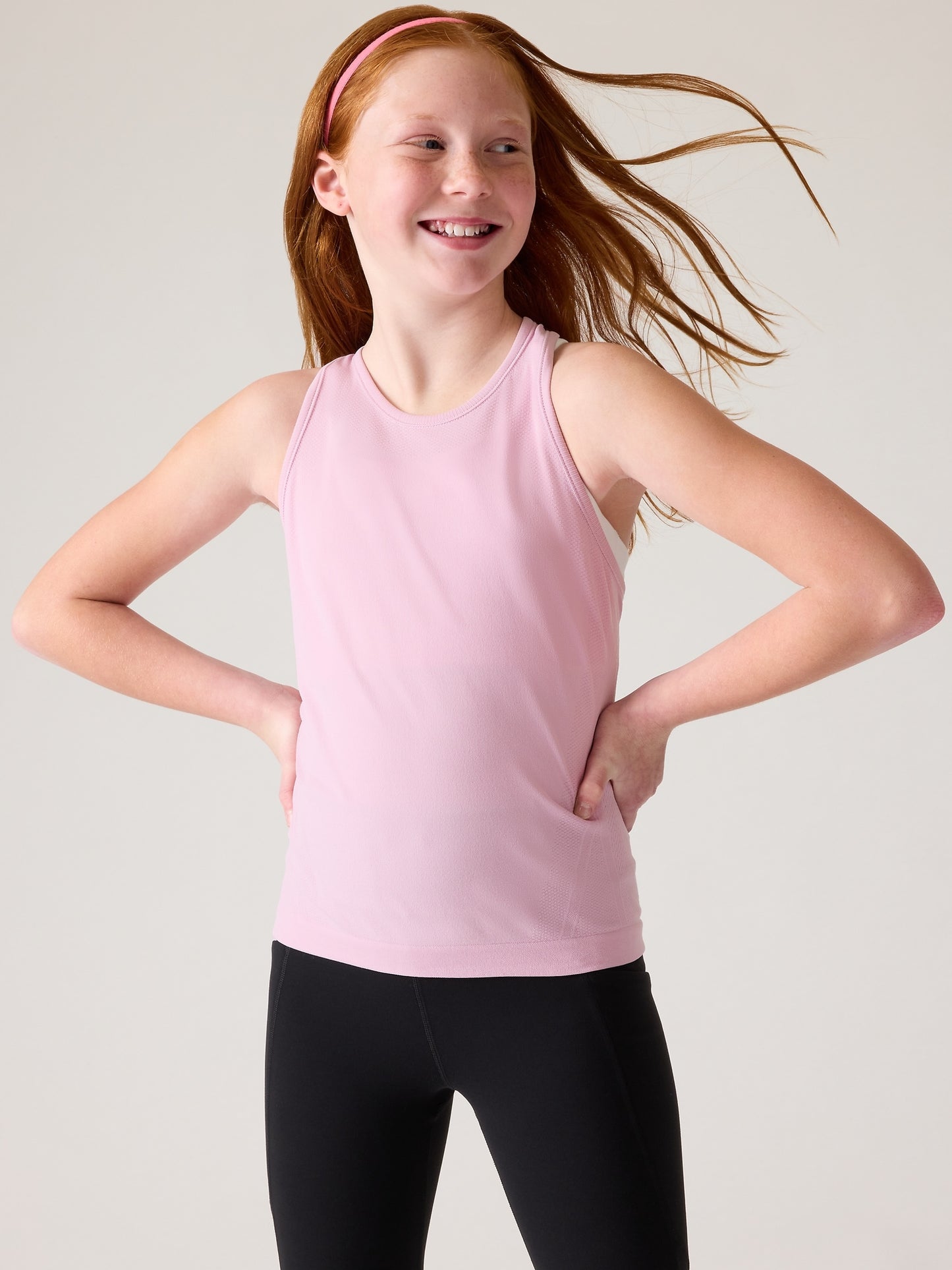 Athleta Girl Power Up Seamless Sport Length Tank