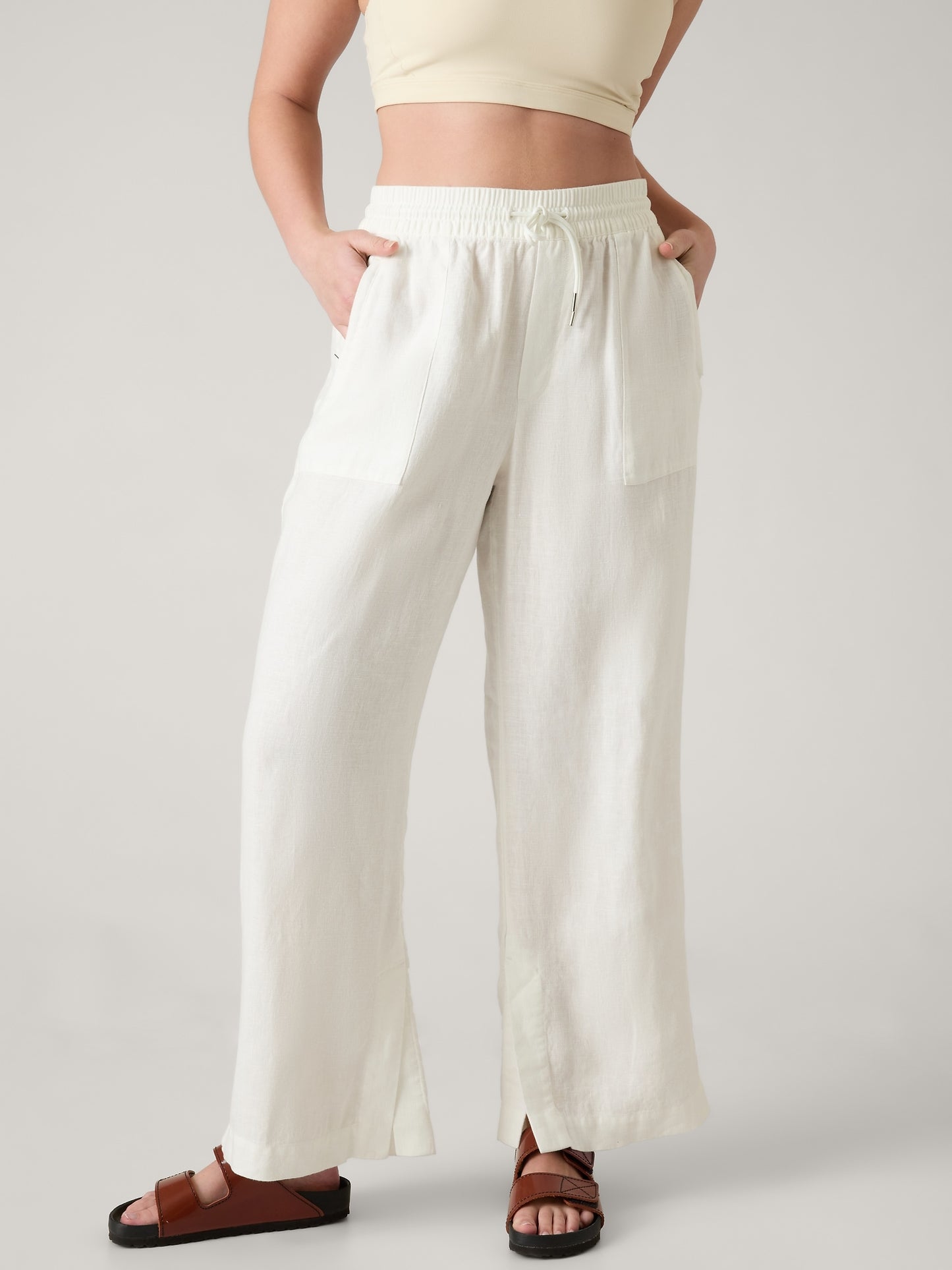 Retreat Wide Leg Linen Pant