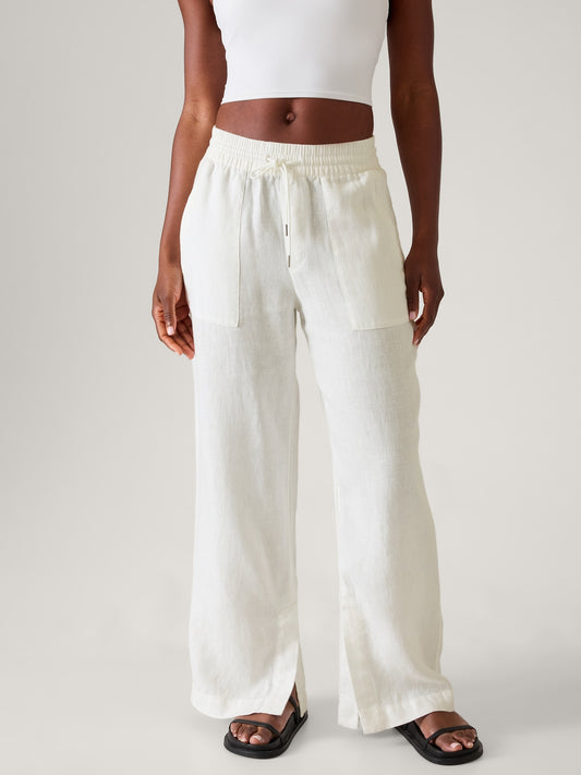 Retreat Wide Leg Linen Pant