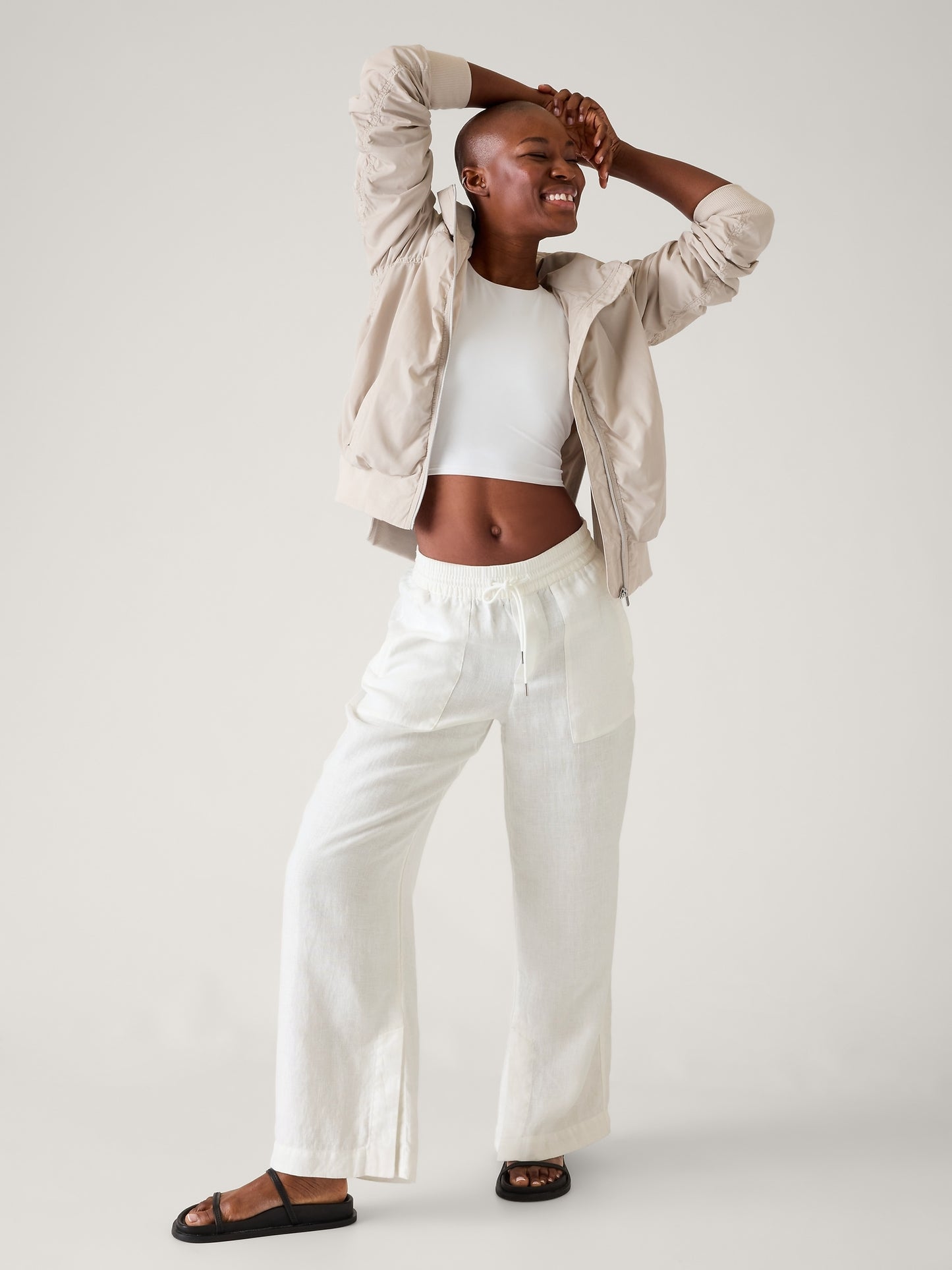 Retreat Wide Leg Linen Pant