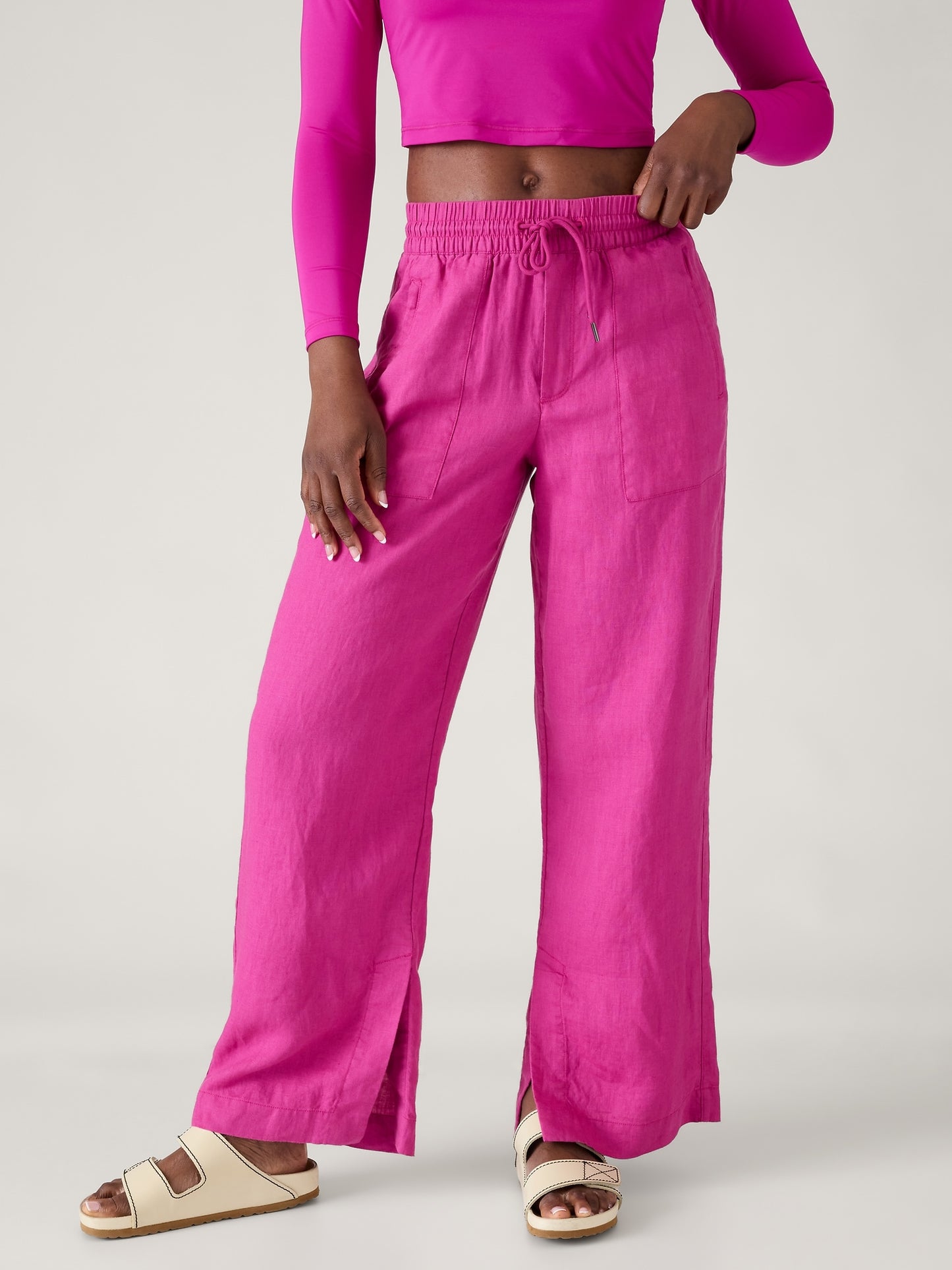 Retreat Wide Leg Linen Pant