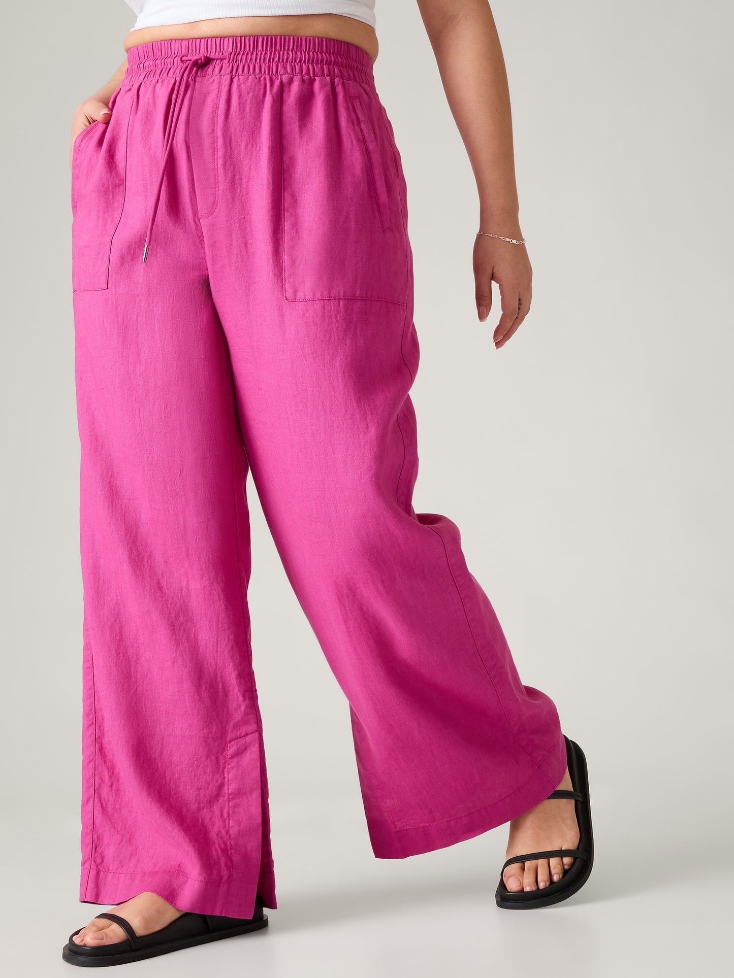 Retreat Wide Leg Linen Pant