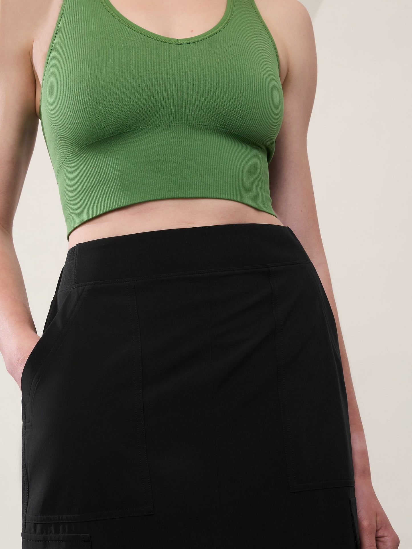 Brooklyn Heights High Rise Cargo Skirt