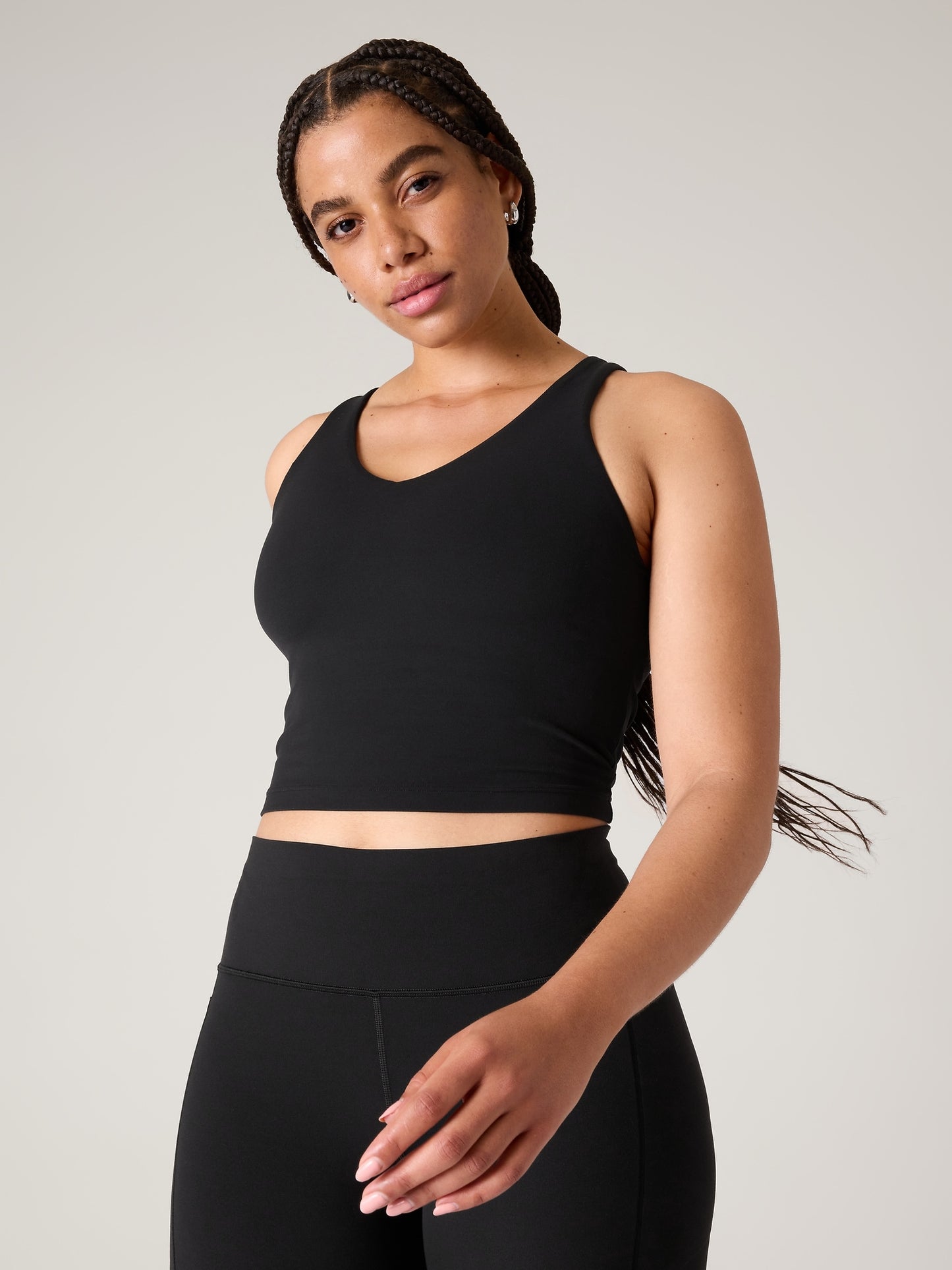 Transcend V-Neck Crop Bra A-C