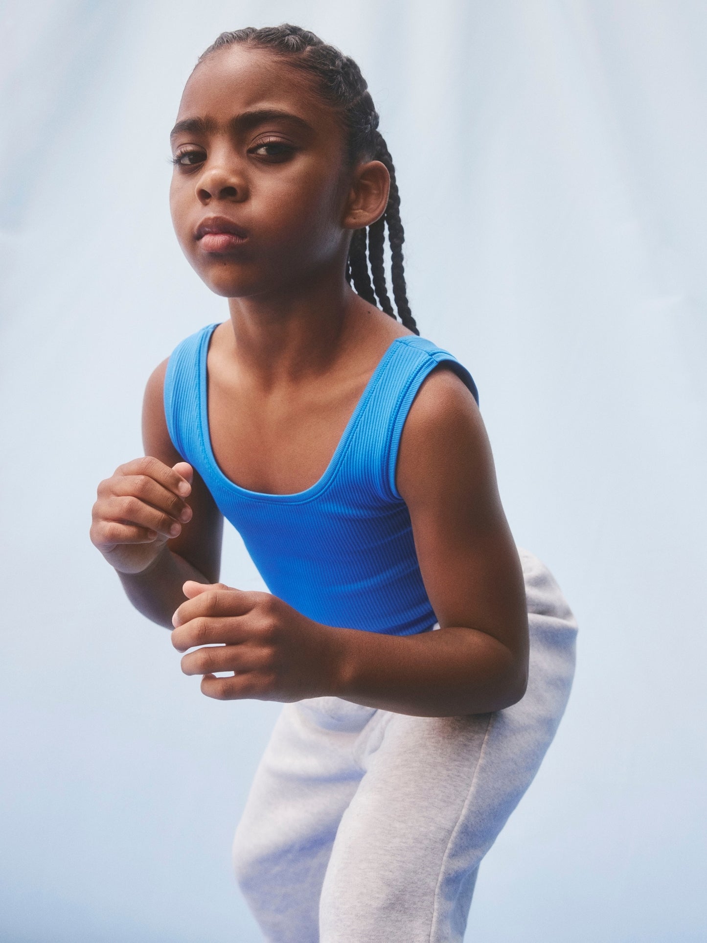 Athleta Girl Rise Above Rib Crop Tank