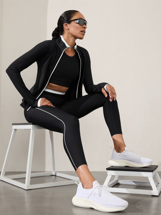 Interval Stash High Rise Tipped 7/8 Legging