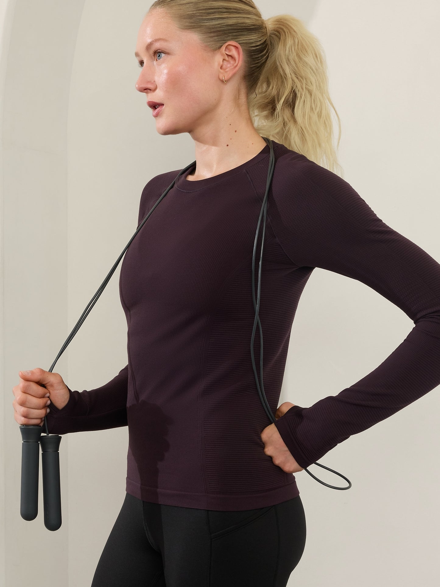 Flurry Seamless Crewneck Top