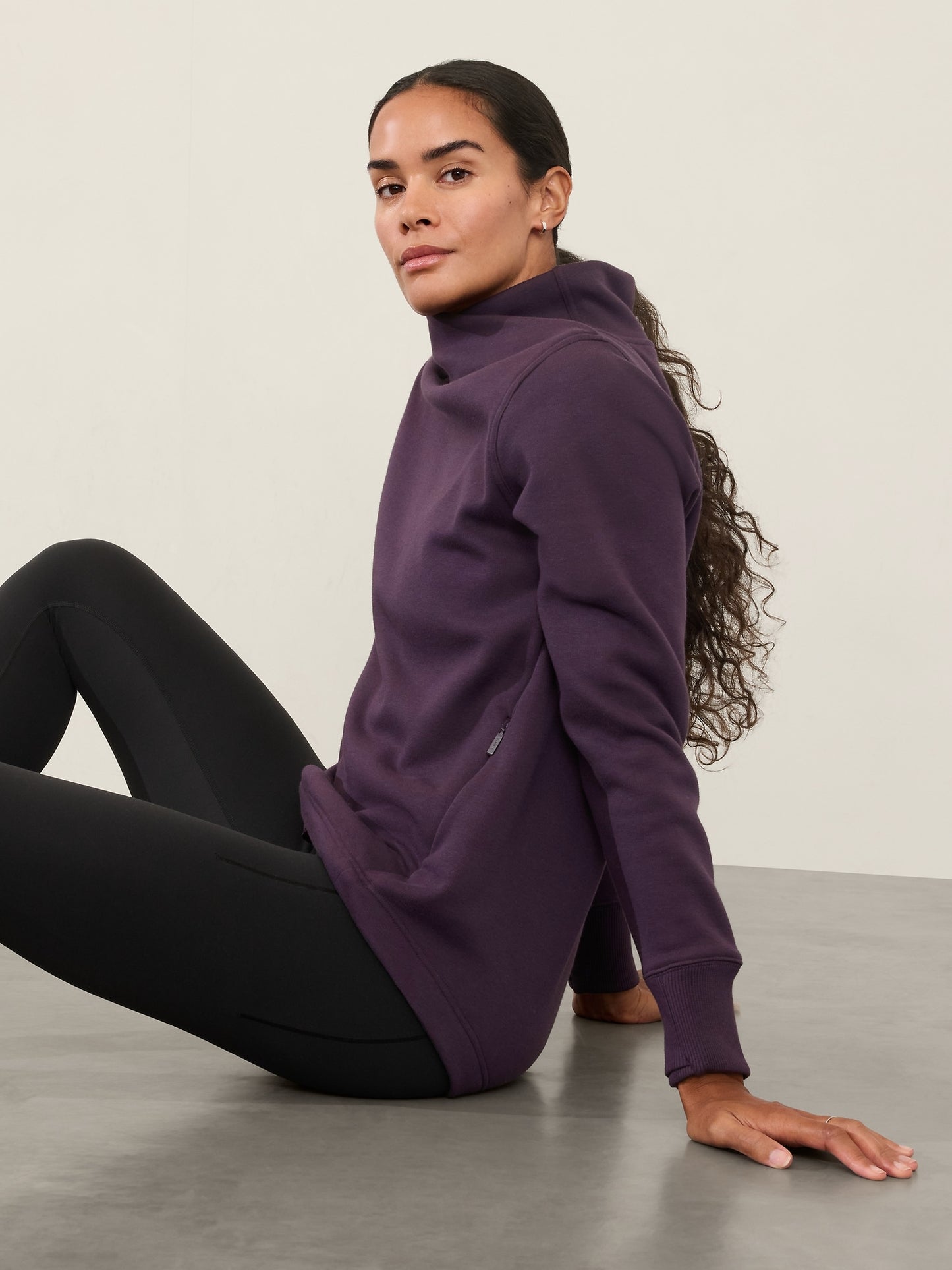 Cozy Karma Twist Neck Sweatshirt