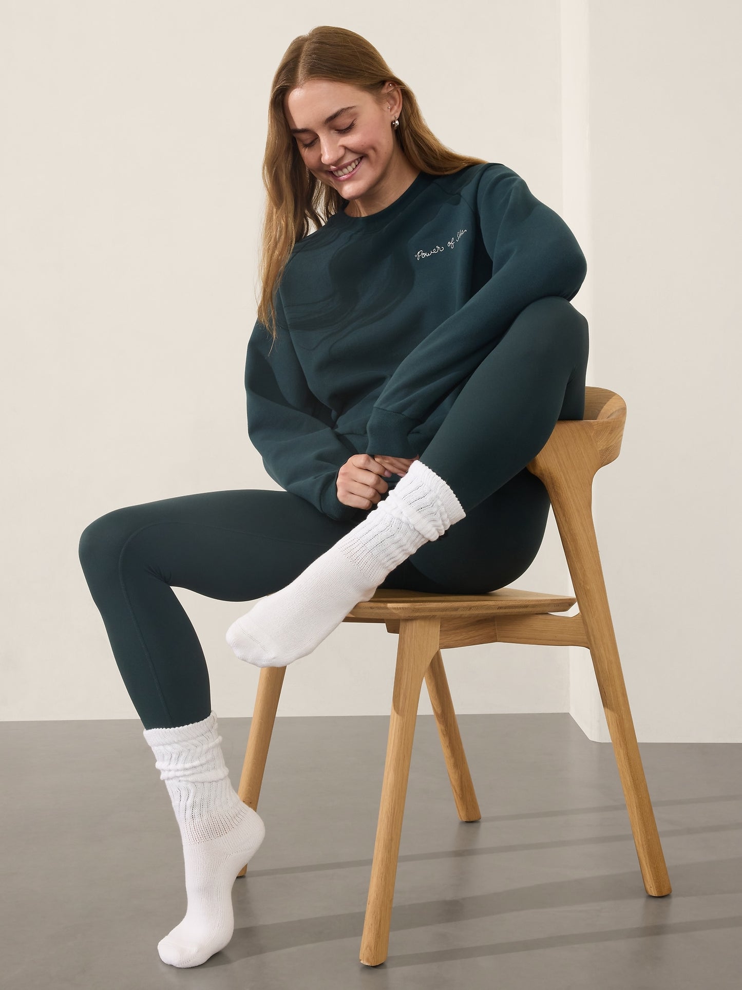Cloud Scrunch Sock
