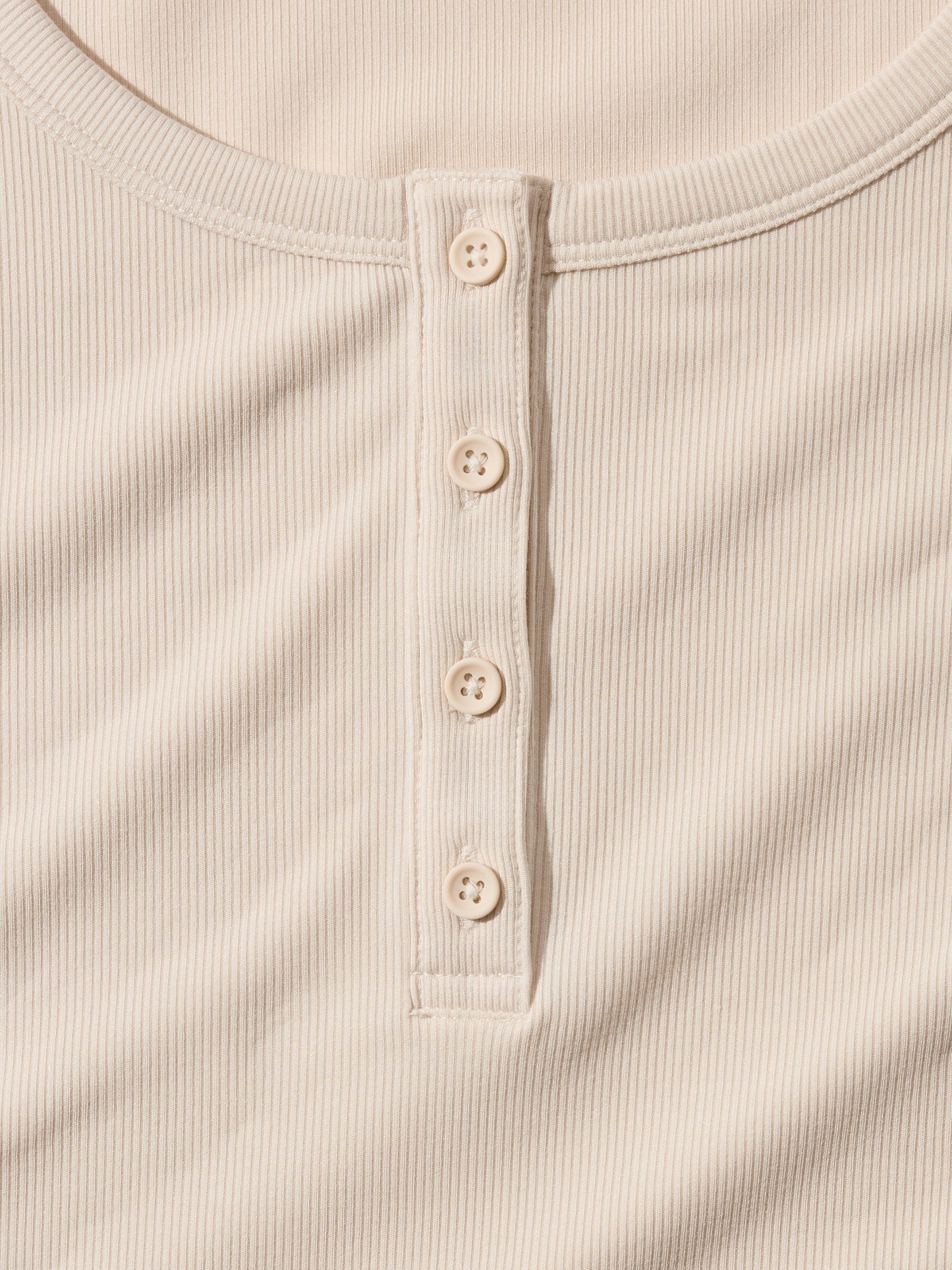 Signature Rib Henley Top