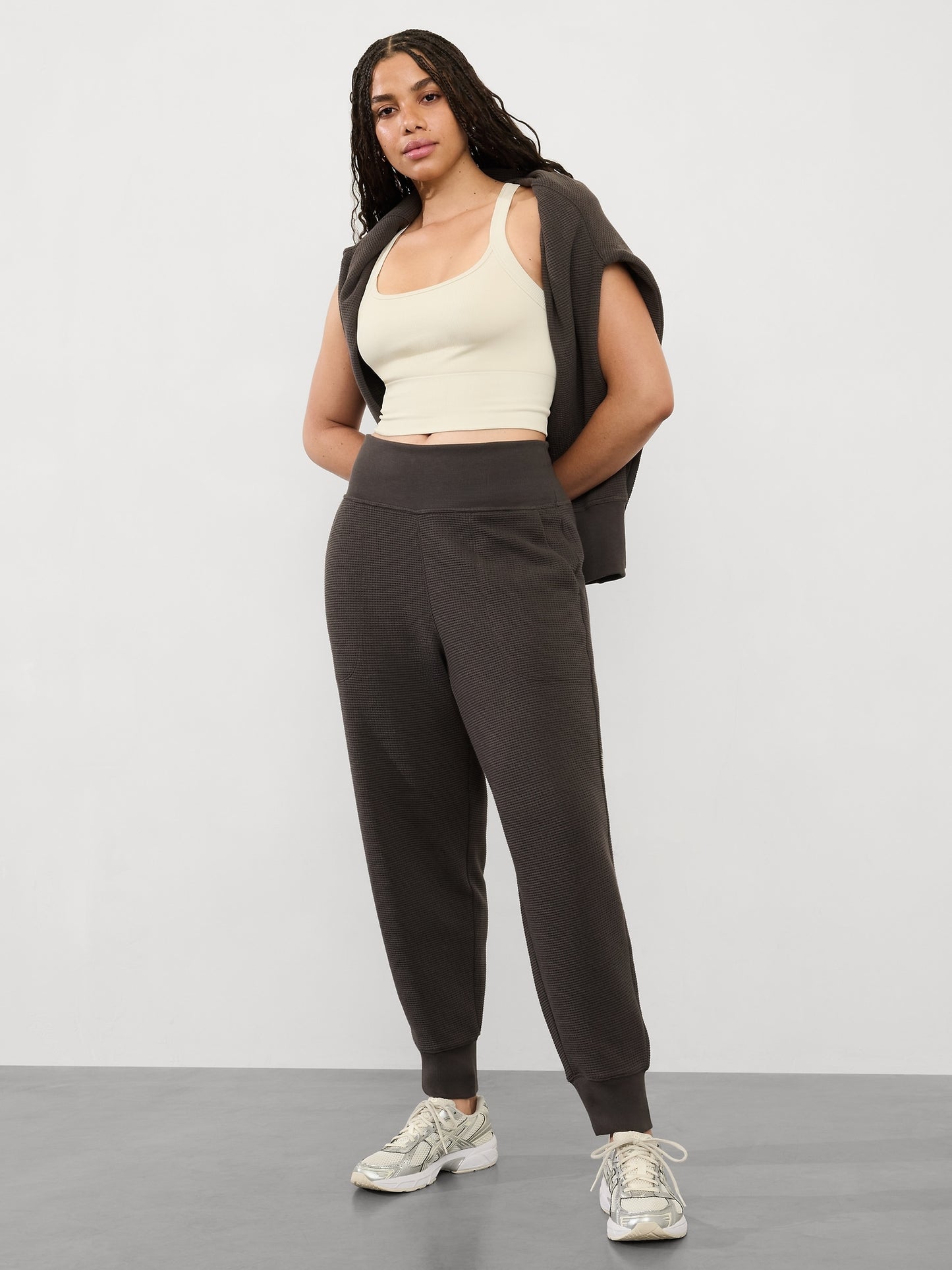 Coaster Luxe Waffle High Rise Jogger