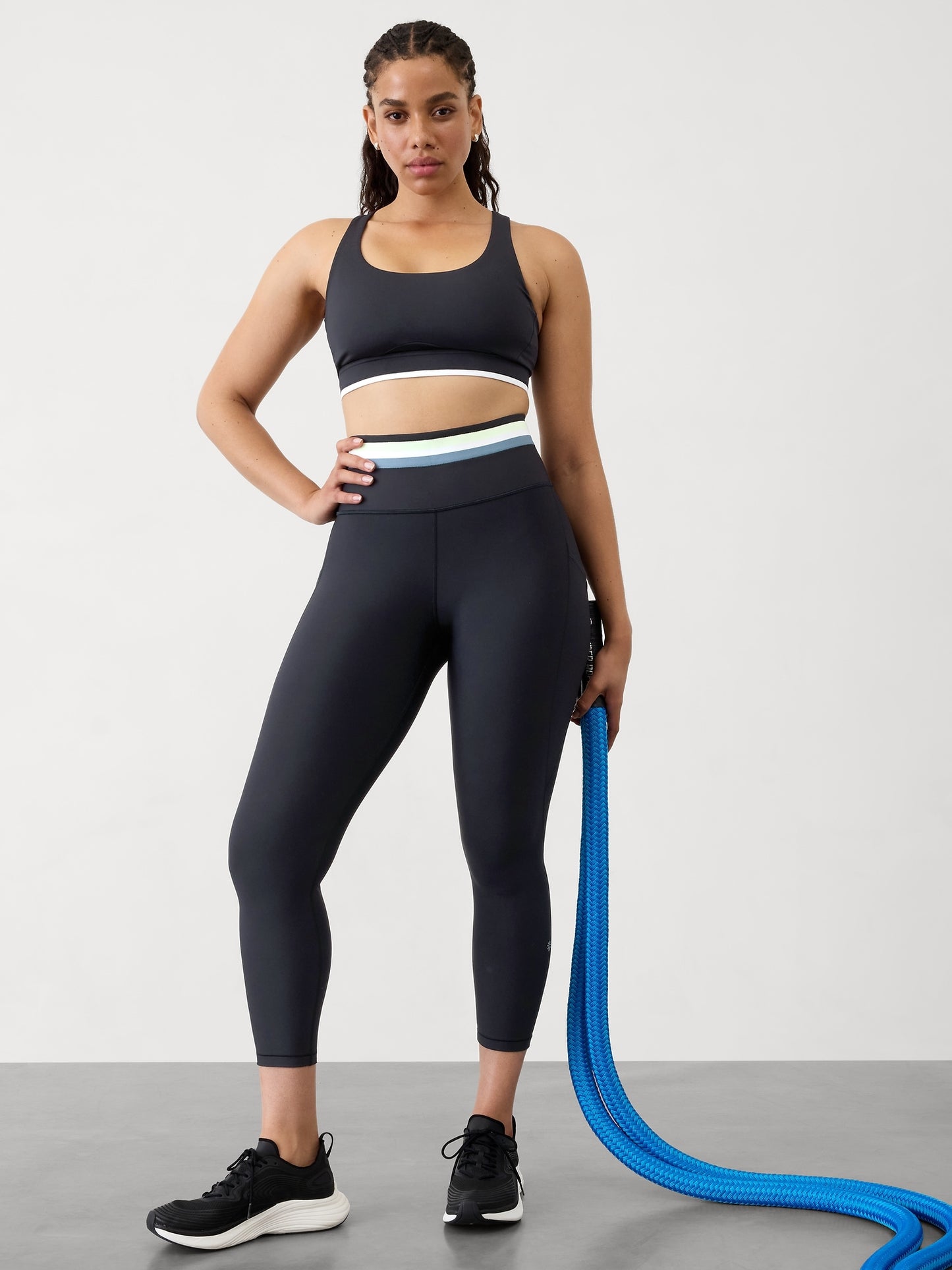 Interval Stash High Rise Stripe 7/8 Legging