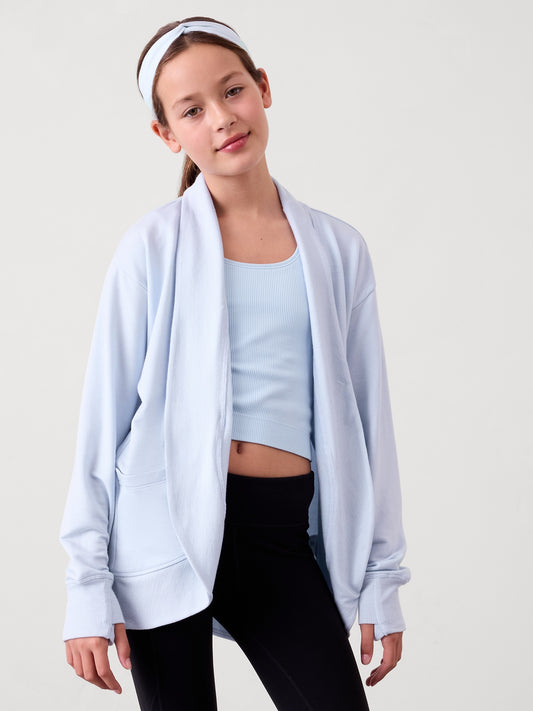 Athleta Girl Wrap 'n Roll Cardigan