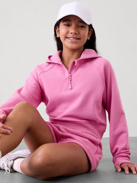 Athleta Girl All Day Half Zip Hoodie