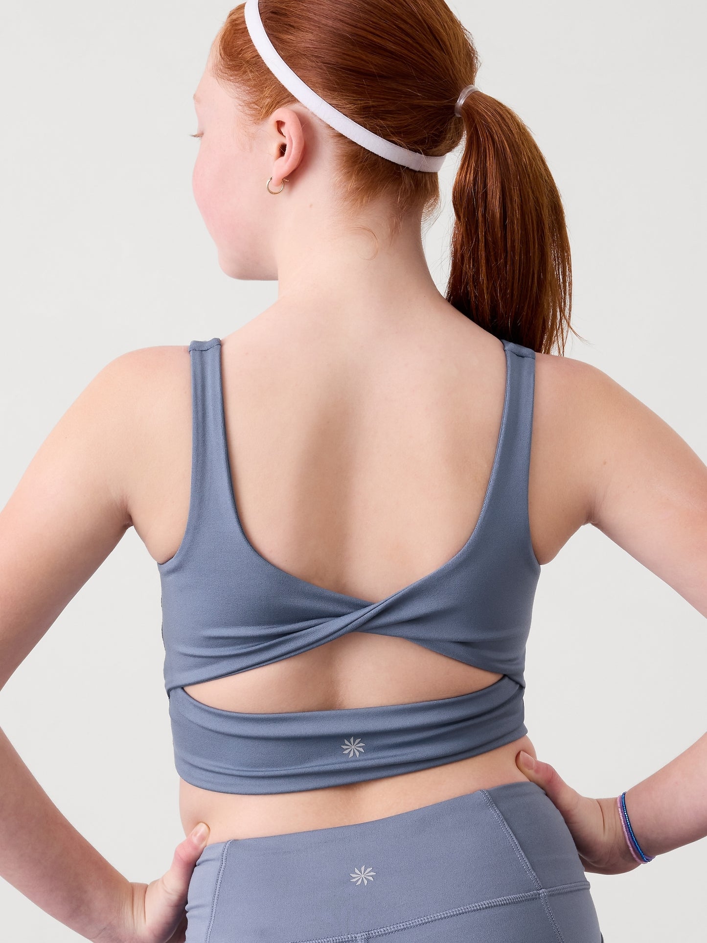 Athleta Girl Transcend Twist Back Bra