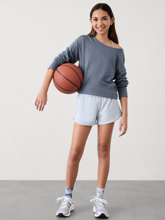 سويت شيرت Athleta Girl Coaster Luxe Twist