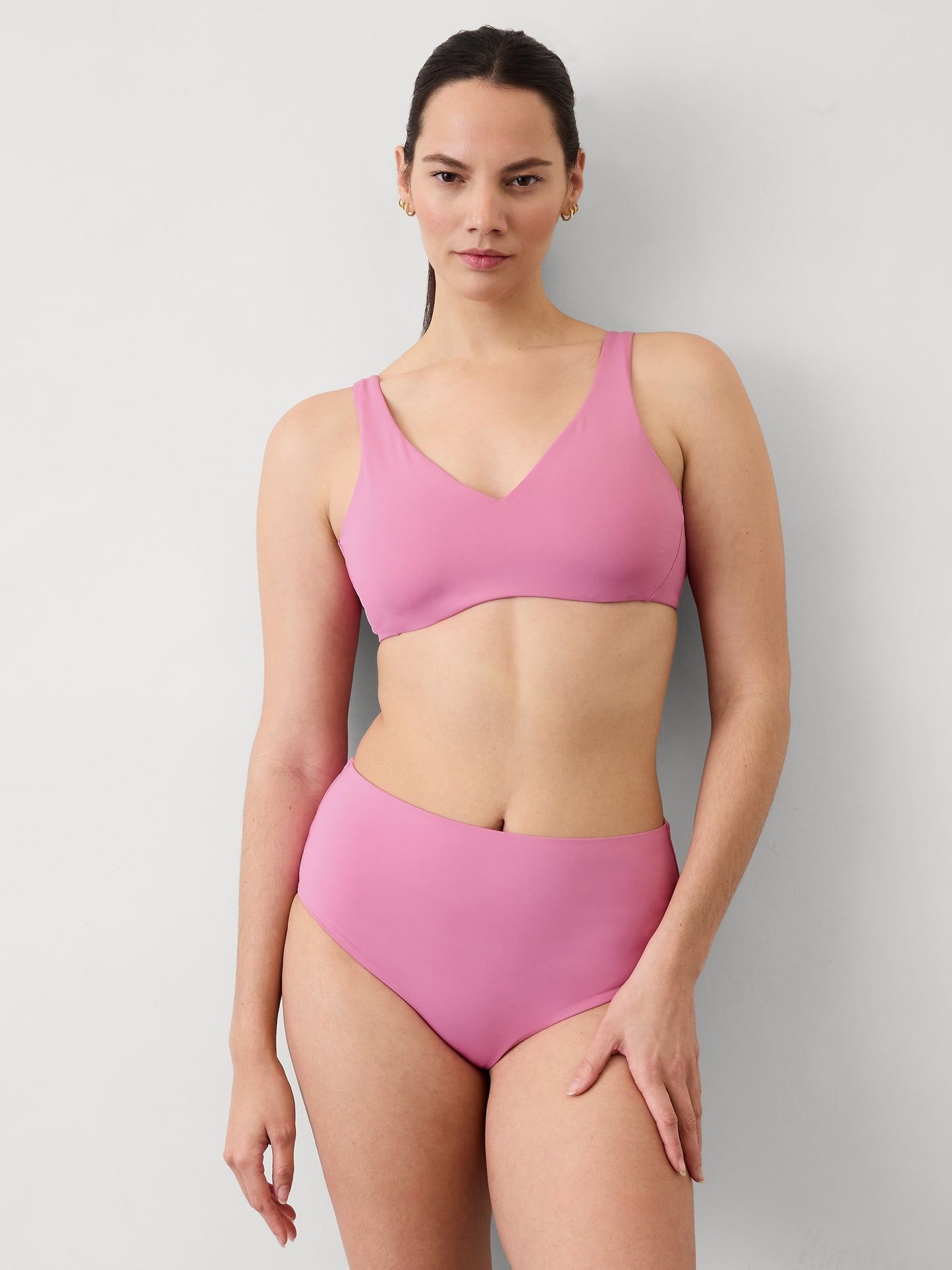High Waist Full Swim Bottom