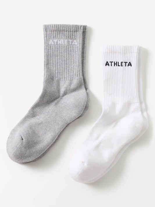 Athleta Everyday Crew Sock 2-Pack