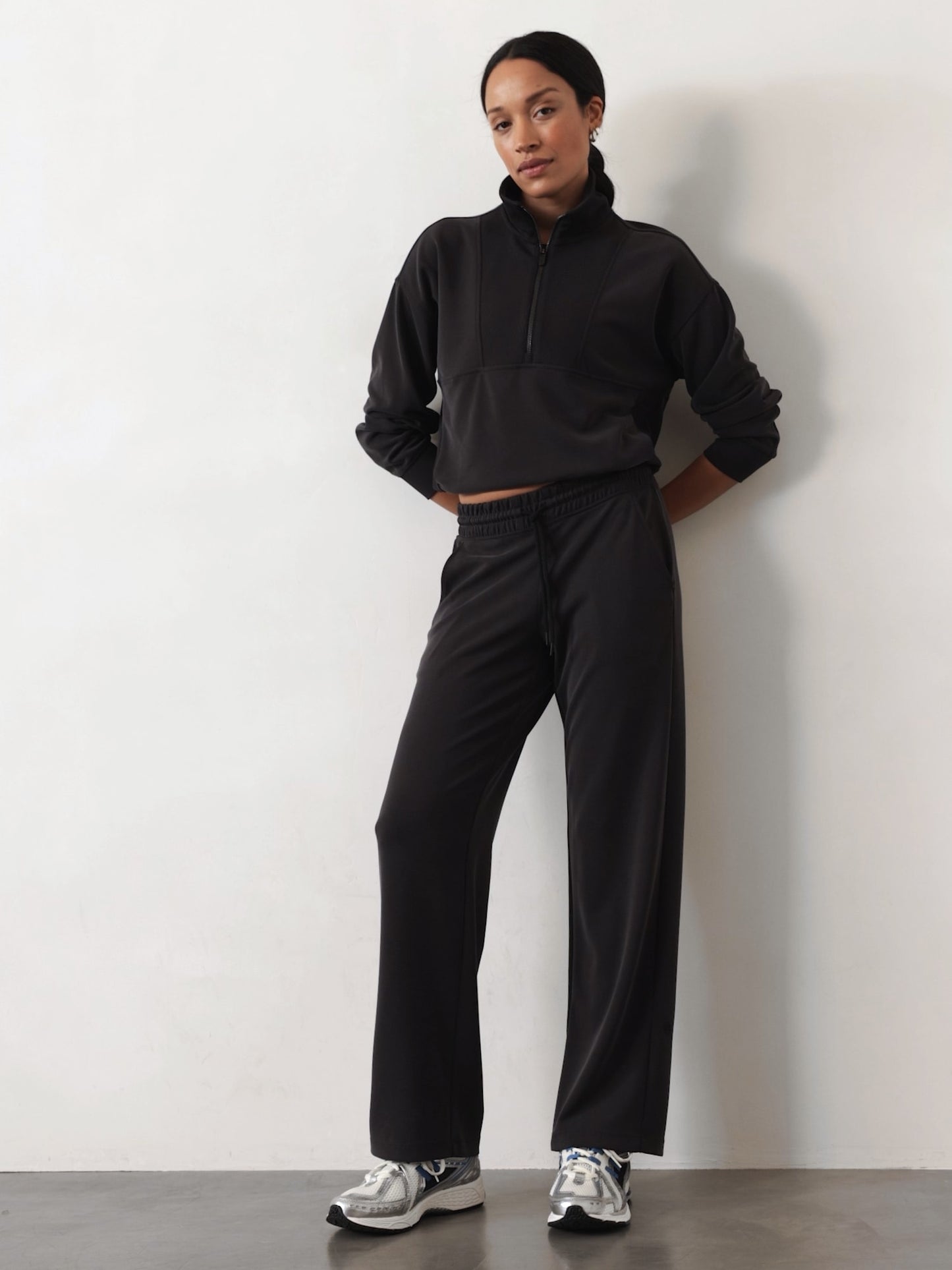 بنطال Seasoft المستقيم متوسط ​​الارتفاع