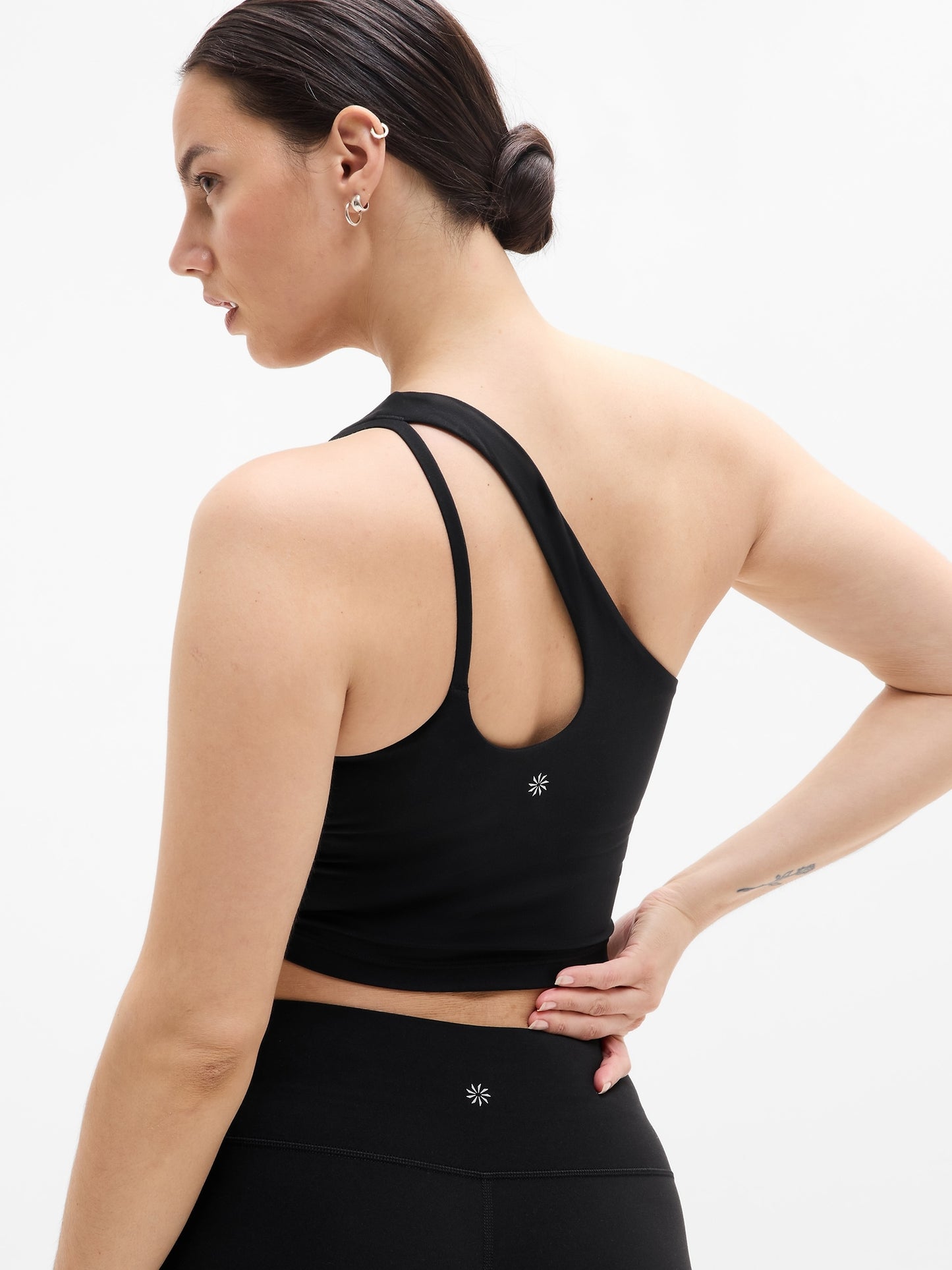 Transcend Asymmetrical Crop Sports Bra