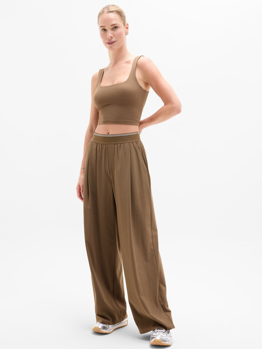 Transcend Square Neck Crop Sports Bra A-C