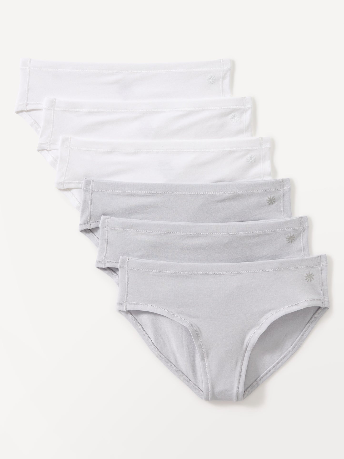 Athleta Girl Right Moves Cotton Bikini Underwear 6-Pack