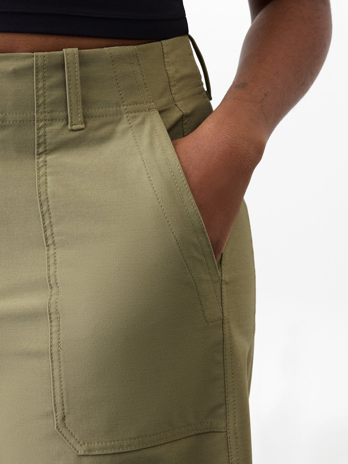 Skyline High Rise Barrel Leg Pant