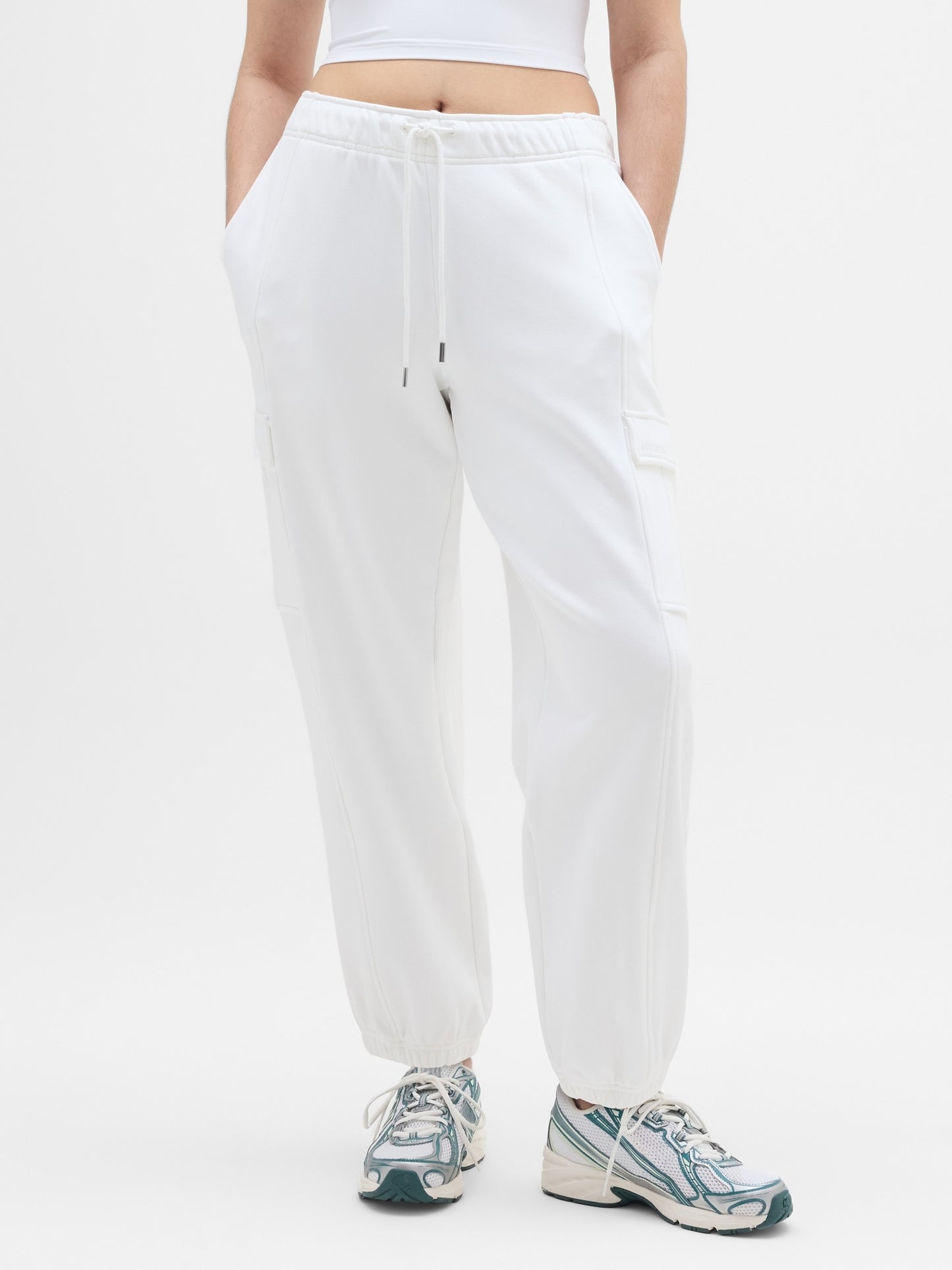 Heavyweight Terry Mid Rise Cargo Jogger