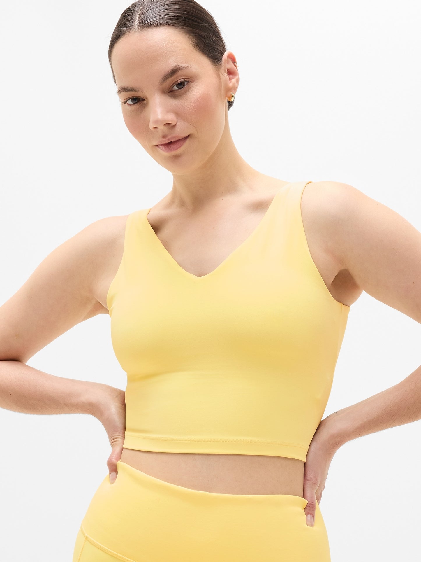 Transcend V-Neck Crop Sports Bra A-C