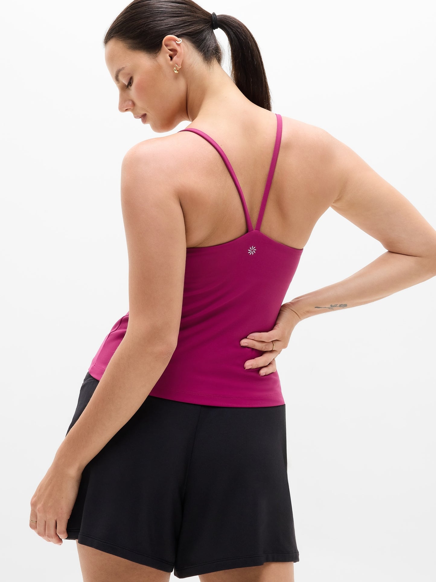 Transcend Scoop Built-In Bra Tank A-C
