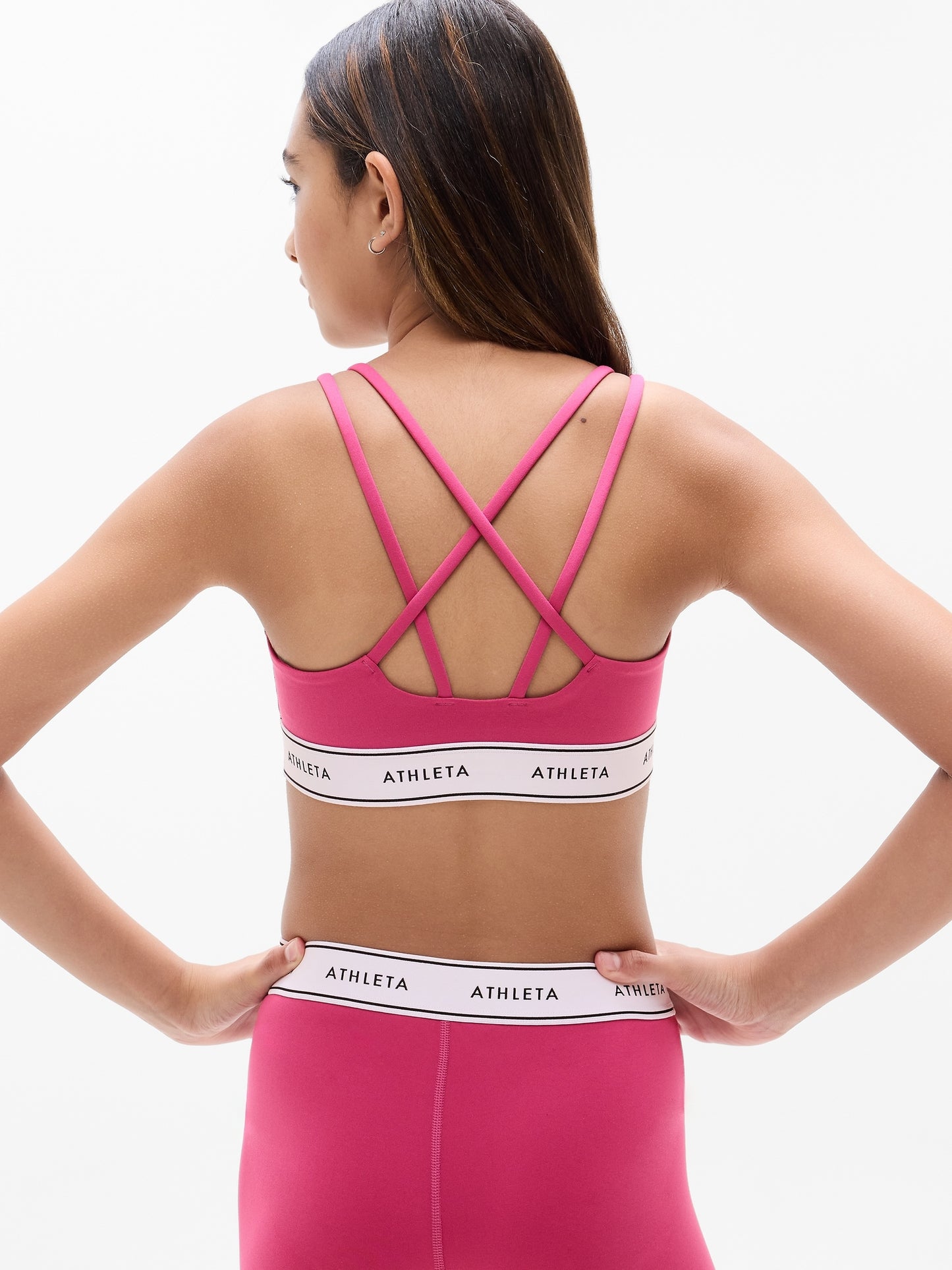 Athleta Girl High Speed Logo Bra