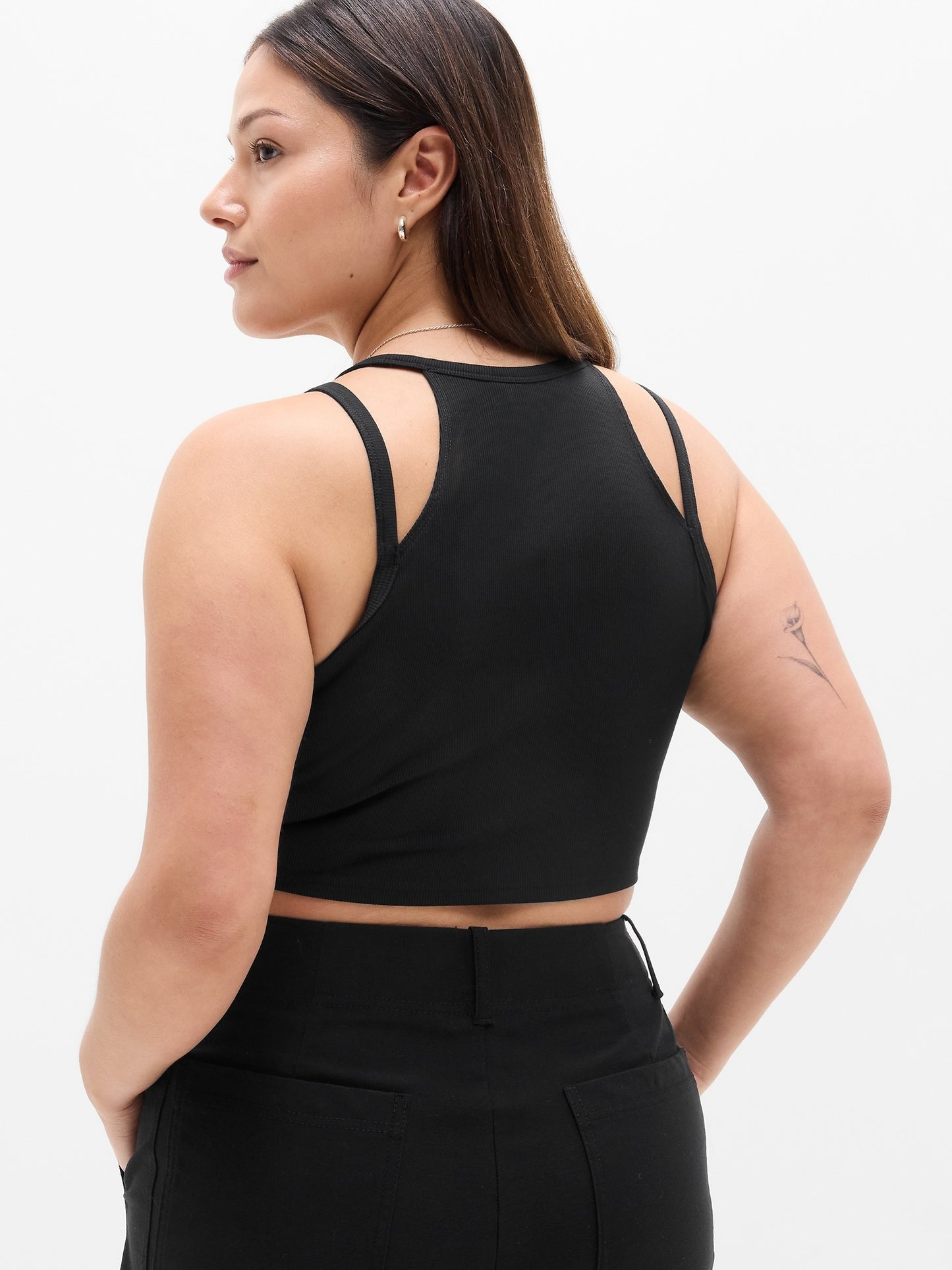 Signature Rib Double Strap Tank