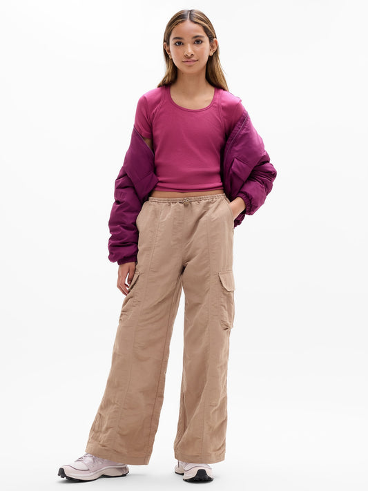 Athleta Girl Right Moves Rib Double Up Tee