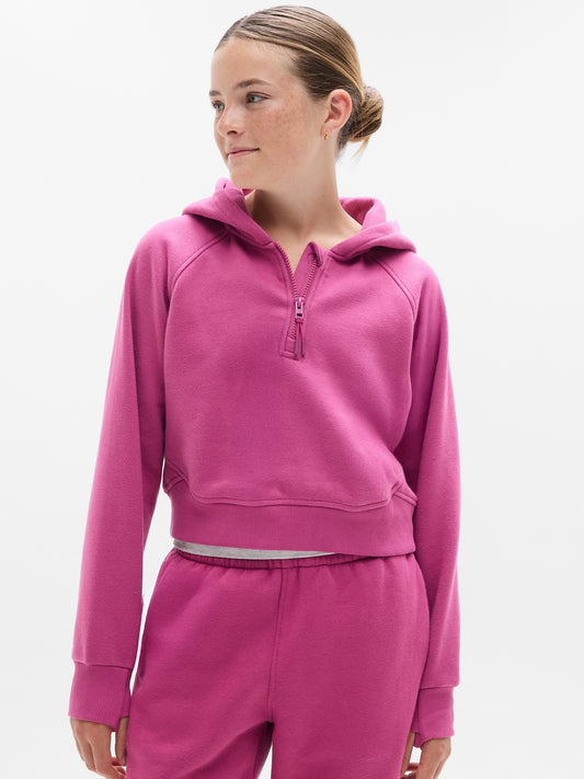 Athleta Girl All Day Half Zip Hoodie