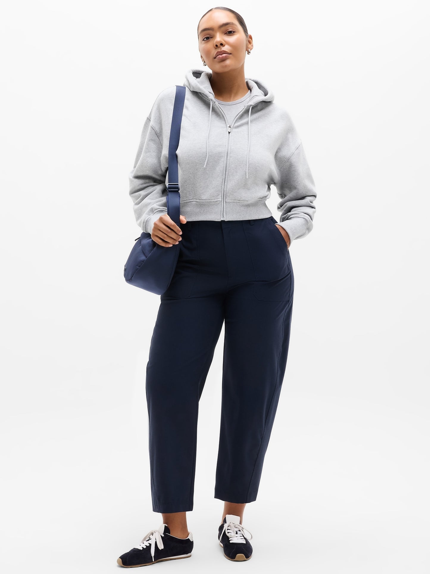 Skyline High Rise Barrel Leg Pant