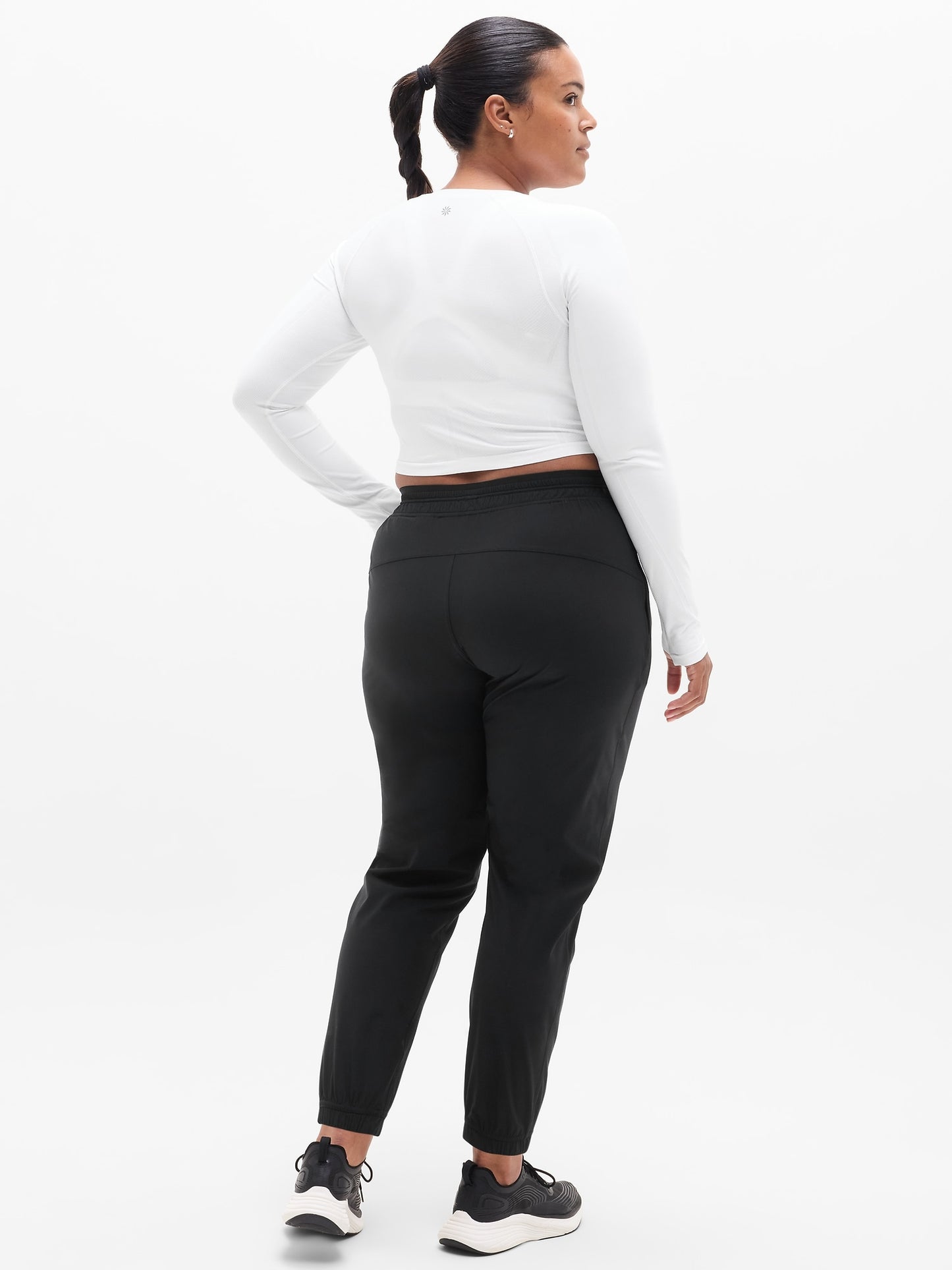 بنطال كروس تراين بخصر مرتفع