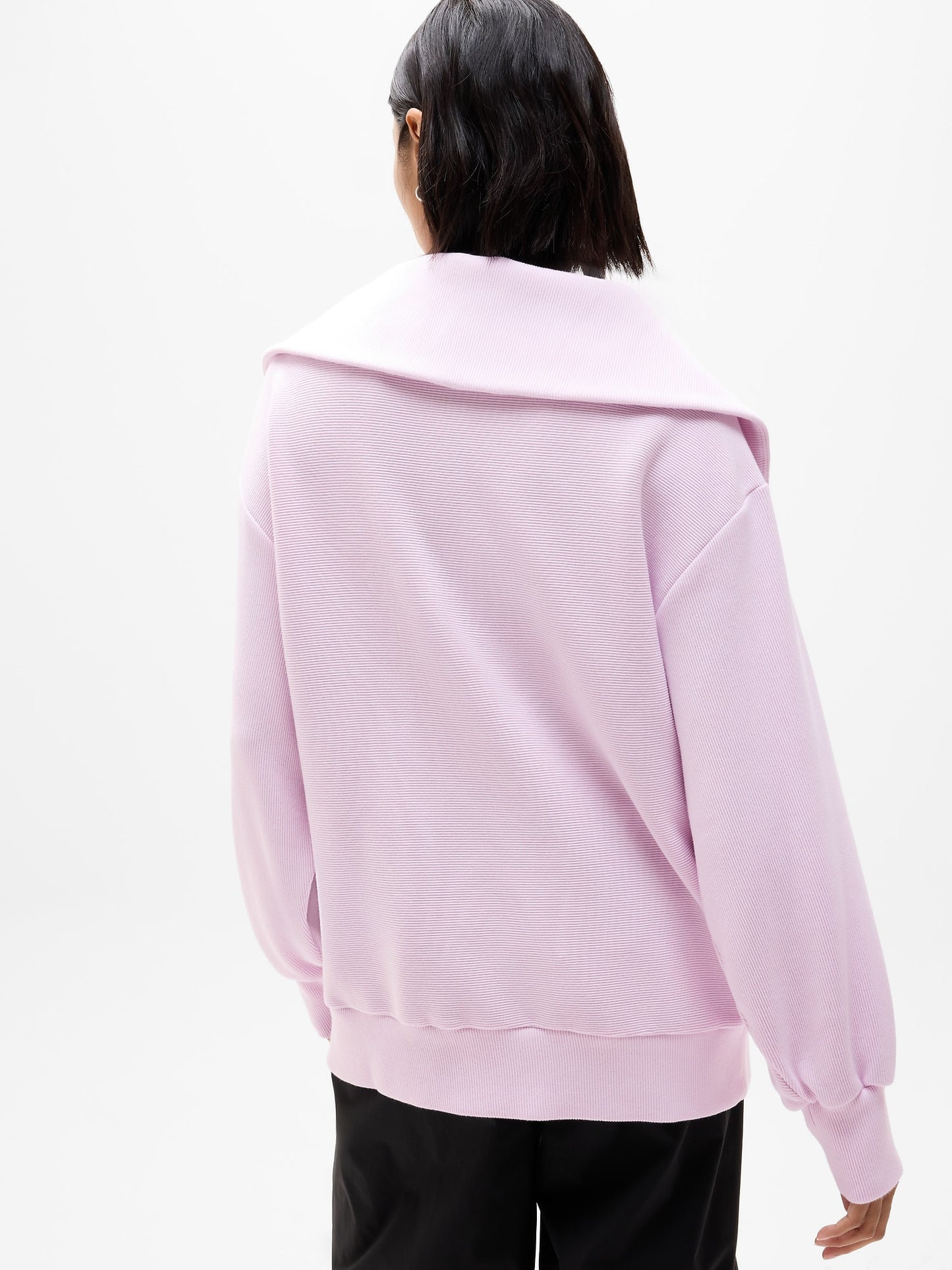 Ottoman Rib 1/4 Zip Sweatshirt